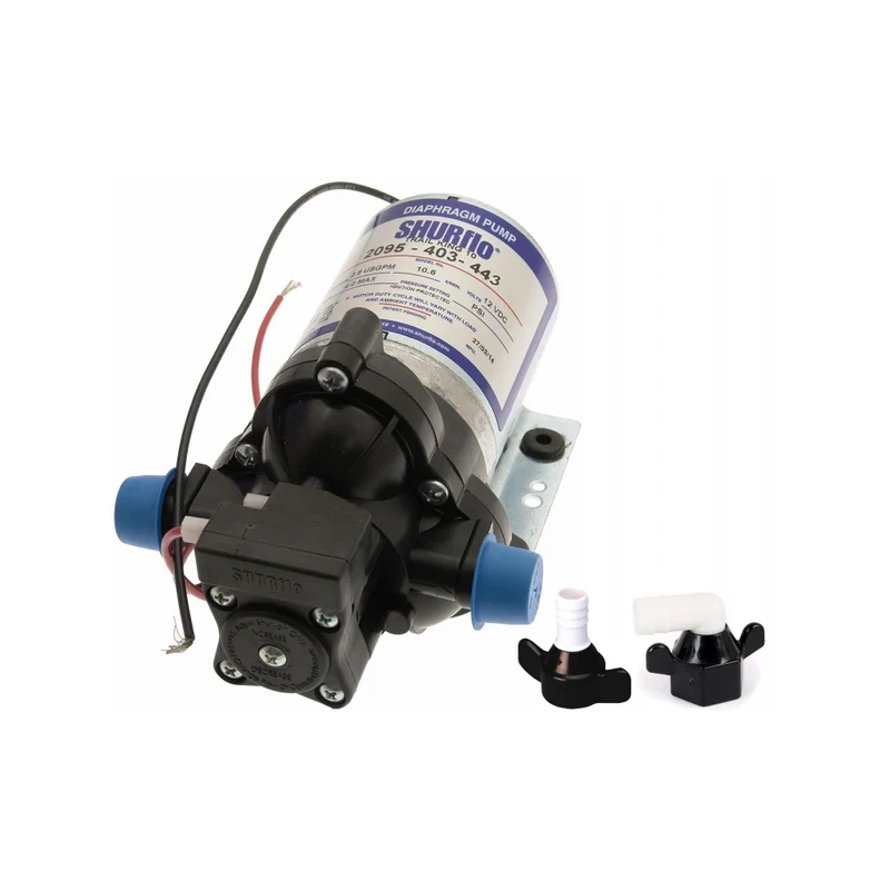 Shurflo Pomp 10,6L 12v Aqua/Trailking Waterpomp