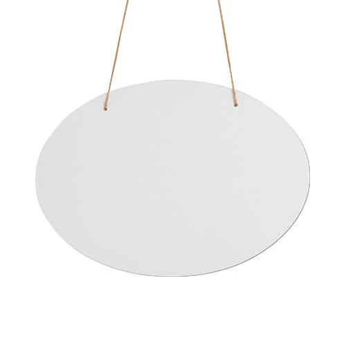 MDF deurhanger ovaal voor sublimatie