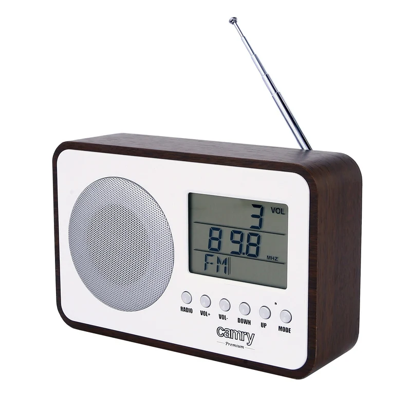 Camry digitale radio, retro, LCD-scherm, wekker, CR 1153