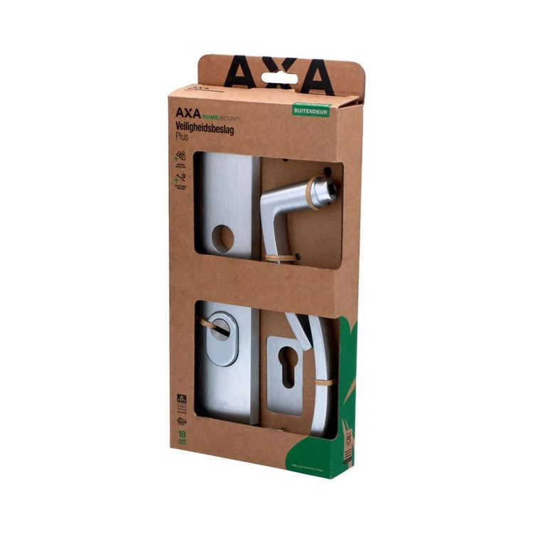 AXA Home Security veiligheidsbeslag schild+profielcilindergat alu SKG***