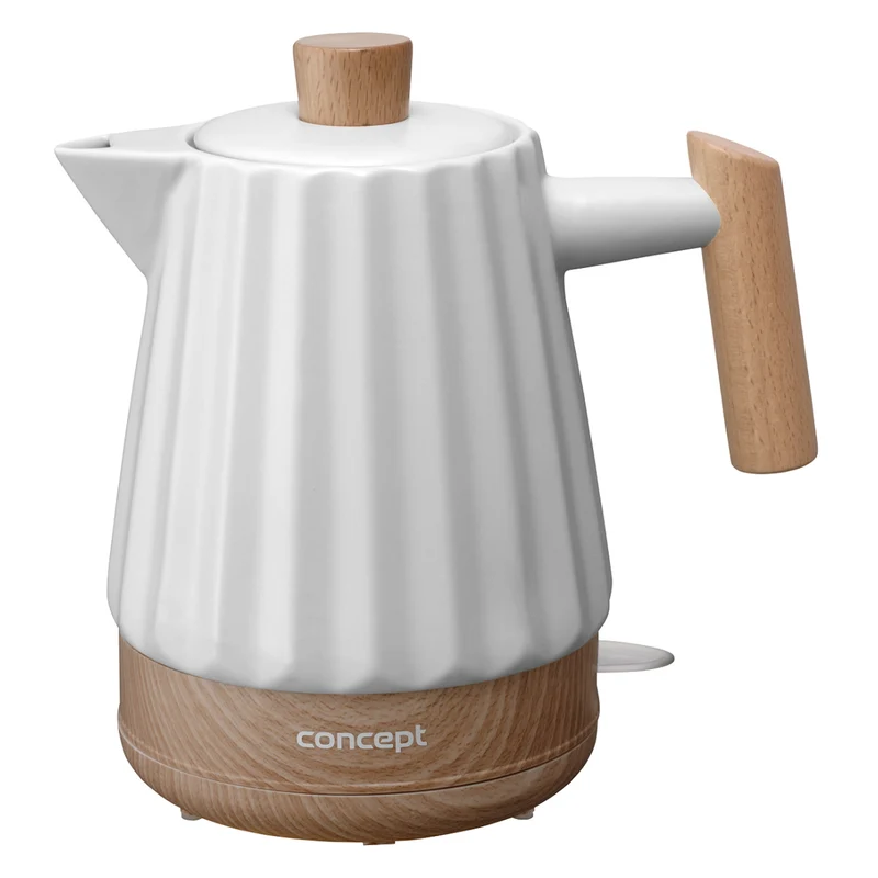 Waterkoker Concept, keramisch, 1500W, 1,5L, wit, RK0090