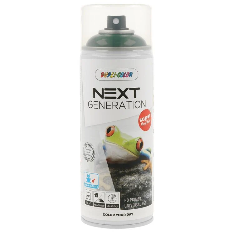 Dupli-Color Next spuitlak glans RAL6005 mosgroen 400ml
