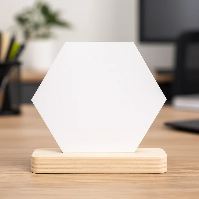Houten fotolijst Hexagon met MDF inleg voor sublimatie