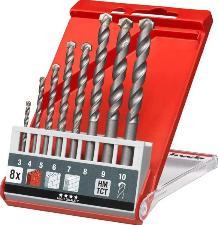 KWB steenborenset 3 t/m 10mm 8 dlg