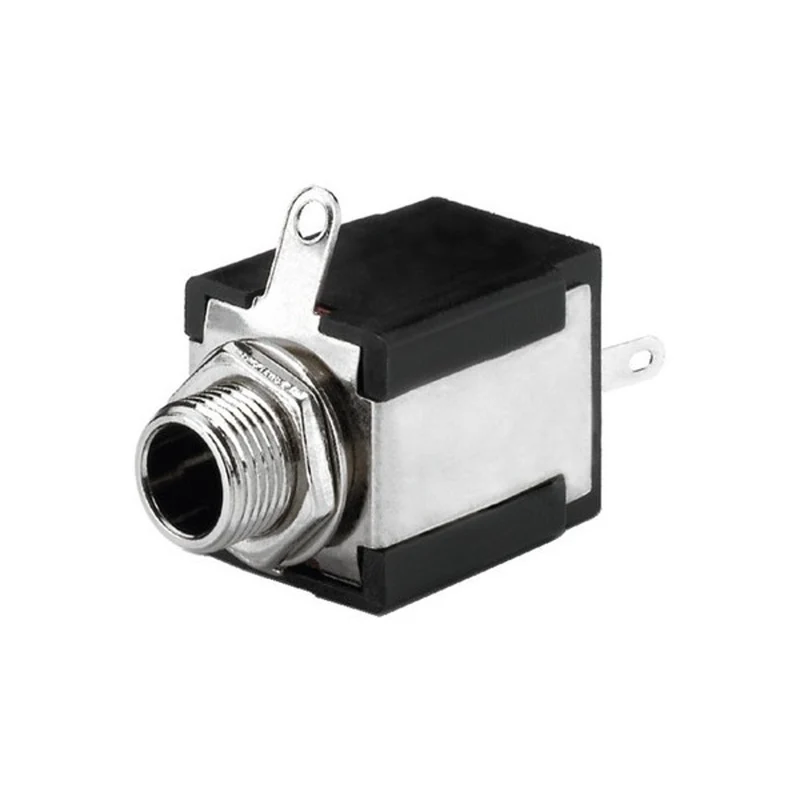 6.3 mm jack jack montage stereo plastic behuizing