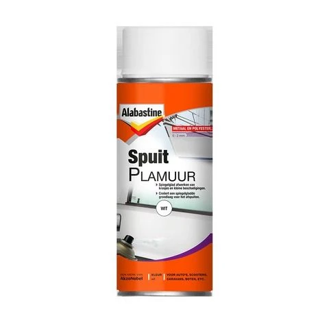 Alabastine spuitplamuur wit 400ml