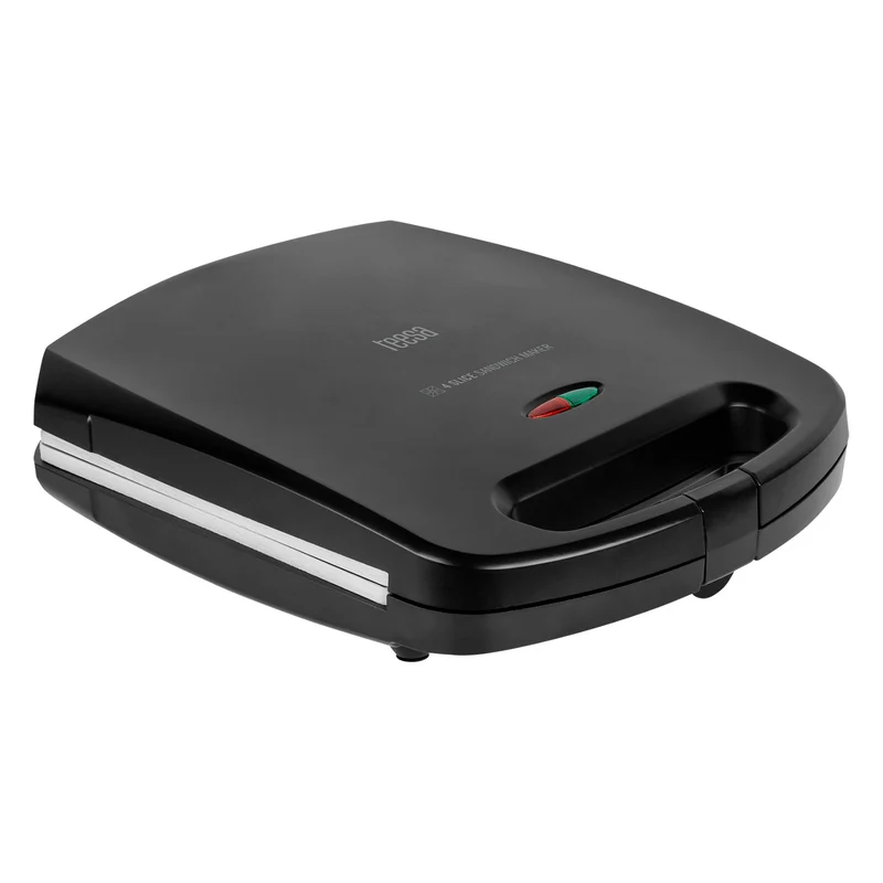 Teesa sandwichmaker, keramische elementen, voor 4 sandwiches, maximaal vermogen 1500 W, TSA3229B