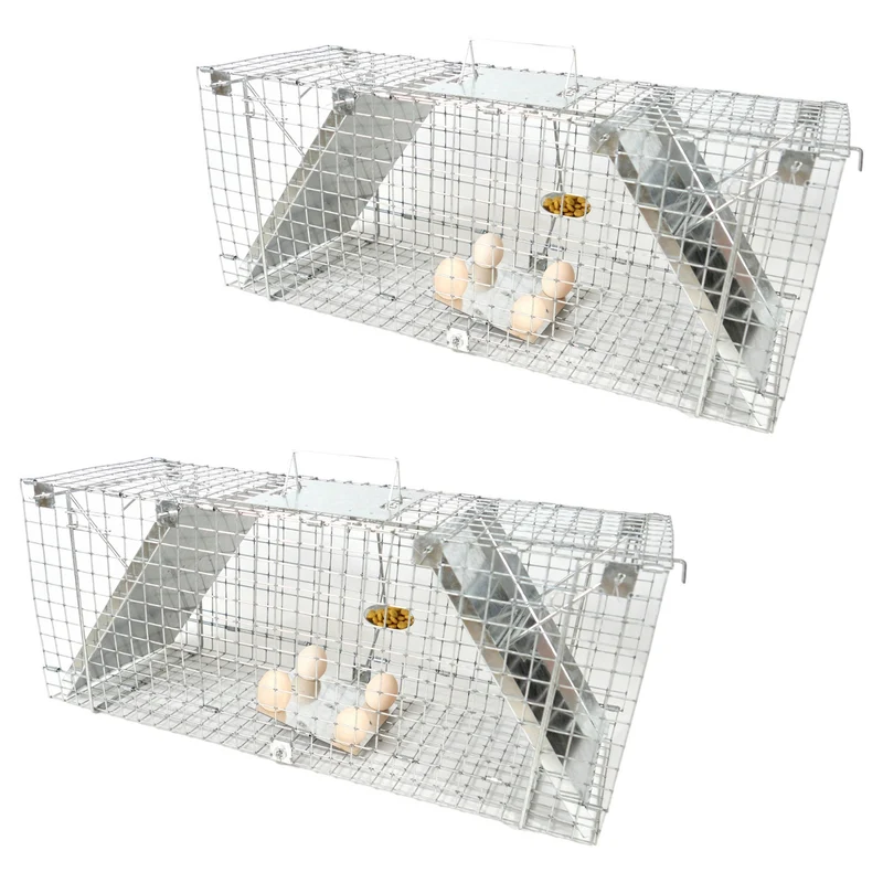 Levendvangstval, val voor marter, ratten, muizen, nertsen, wezels, Viano P1, 2 stuks