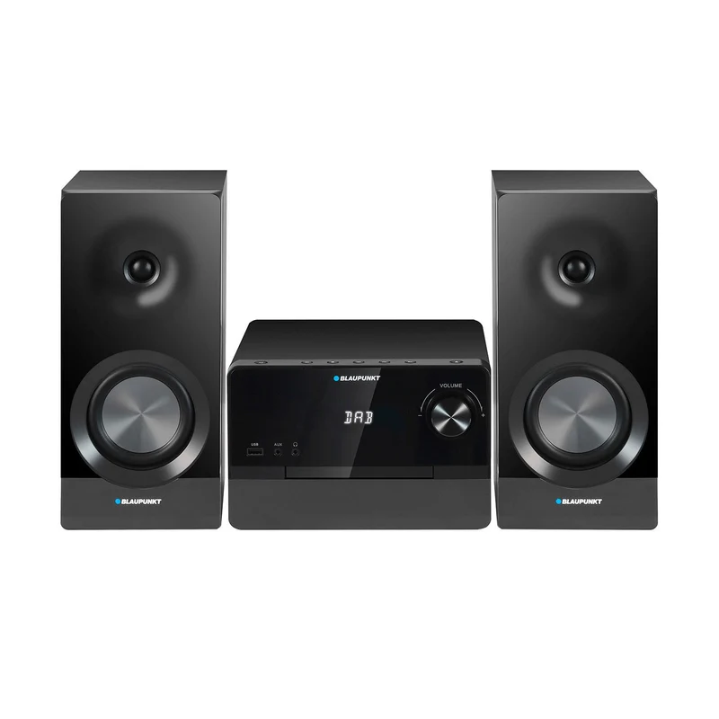 Blaupunkt microtoren, vermogen 100 W RMS, DAB+-tuner, LED-display, FM-radio, inclusief telescopische antenne, HDMI ARC-aansluiting, CD/MP3/USB/BT, wekker met alarmfunctie, MS49DAB