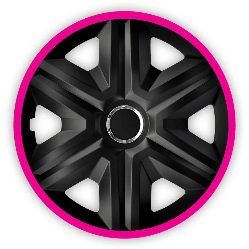 Wieldoppen FAST LUX roze 15 "4-delige montage zonder gereedschap
