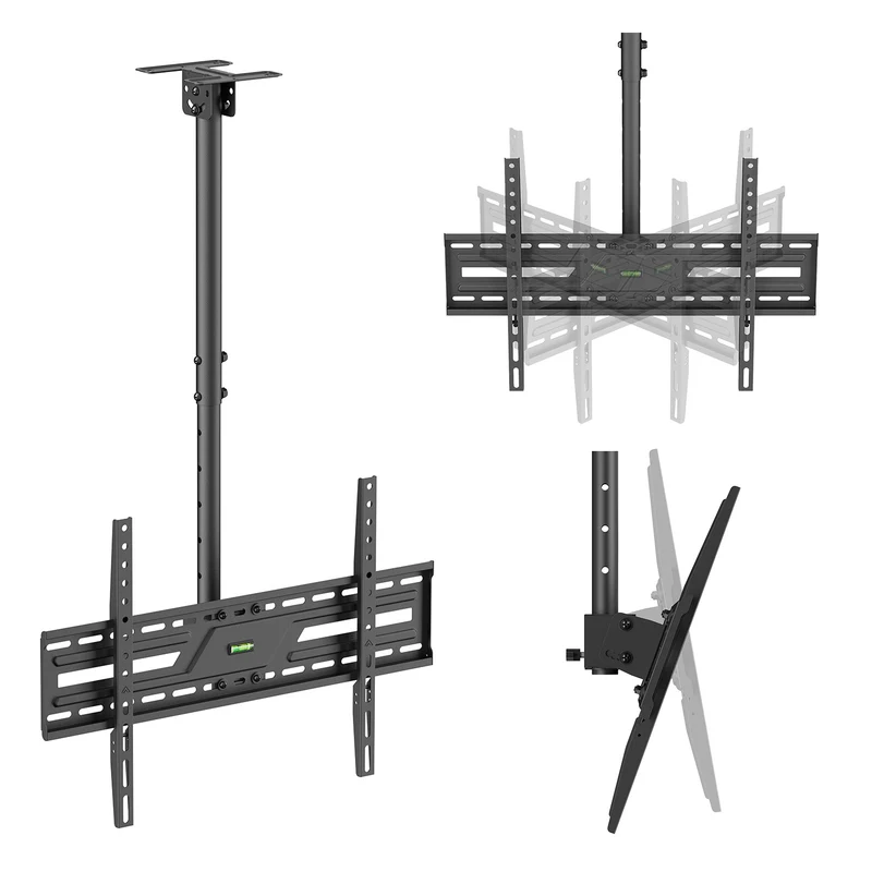 Support / fixation au plafond pour téléviseur Maclean, charge maximale 50 kg, 37-86", VESA max. 600x400, MC-173