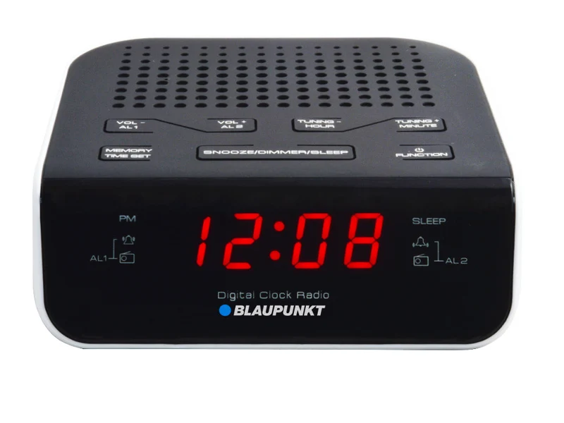 Radiowekker CR5WH Blaupunkt Klok met alarm- en snooze-functie