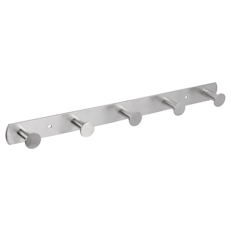 Differnz kapstok 5 haken RVS mat chroom