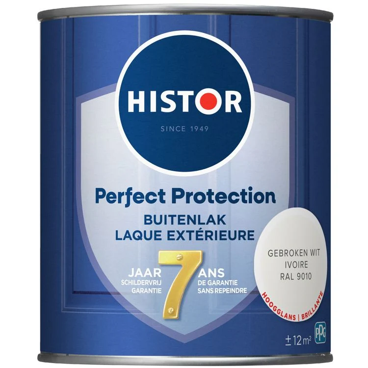 Histor Perfect Protection buitenlak hoogglans RAL9010 gebroken wit 750ml