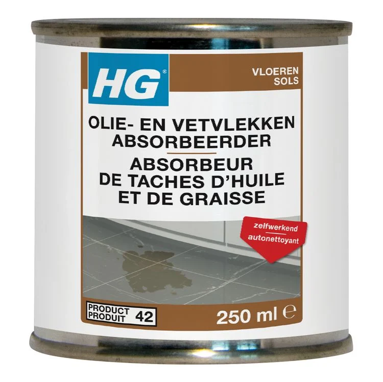 HG olie- en vetvlekken absorbeerder 250ml