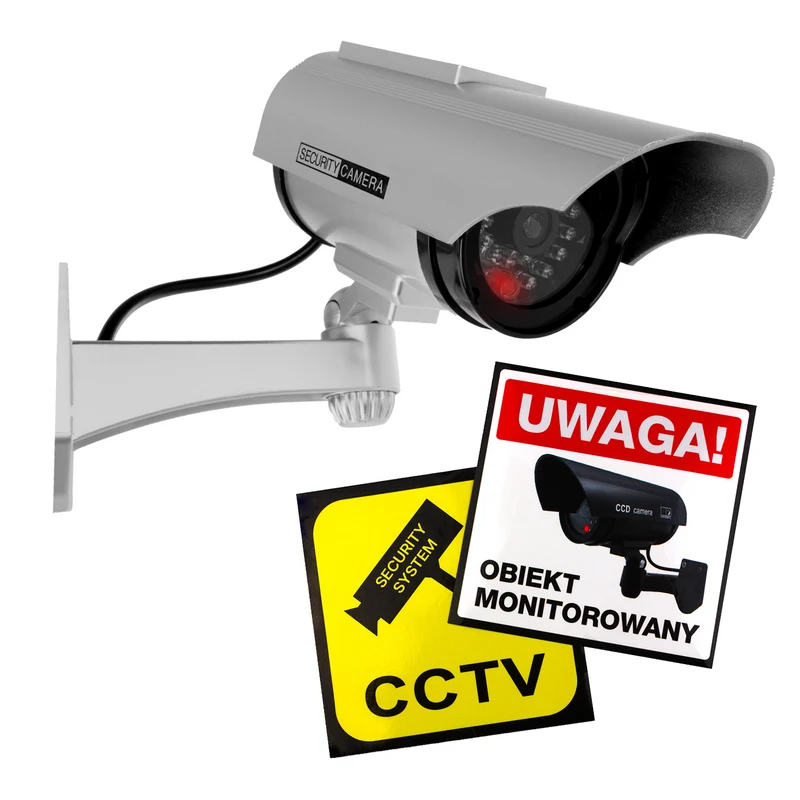 Dummy-camera SOL1200 Zonne-flitsend LED-ingebouwd zonnepaneel
