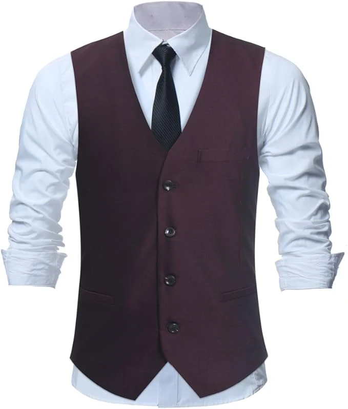 Revalki Zeldony – Traditionele Satijnen Vest met Stropdas en Pochet