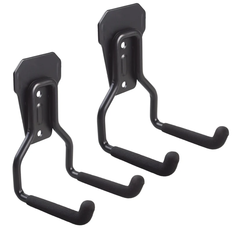 Maclean wandhouder/hanger voor in de garage, voor banden, tuingereedschap, een ladder, tuinslangen, max. 35 kg, MC-439, 2 stuks