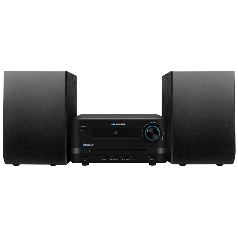Blaupunkt microtorentje, vermogen 45 W, FM-radio, AUX-aansluiting en USB-aansluiting, Bluetooth, MS14BT