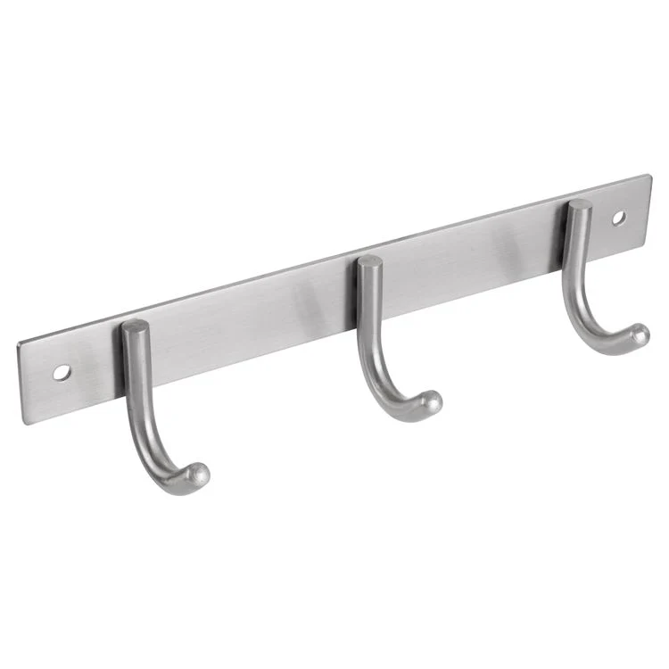 Differnz kapstok 3 haken RVS mat chroom