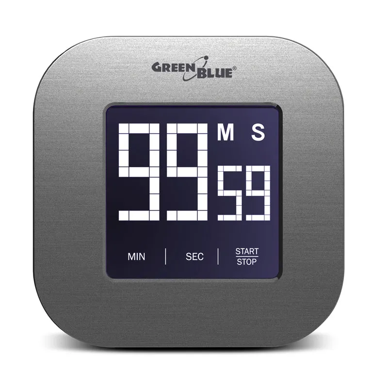 Digitale magnetische timer- Zilver Greenblue, GB524
