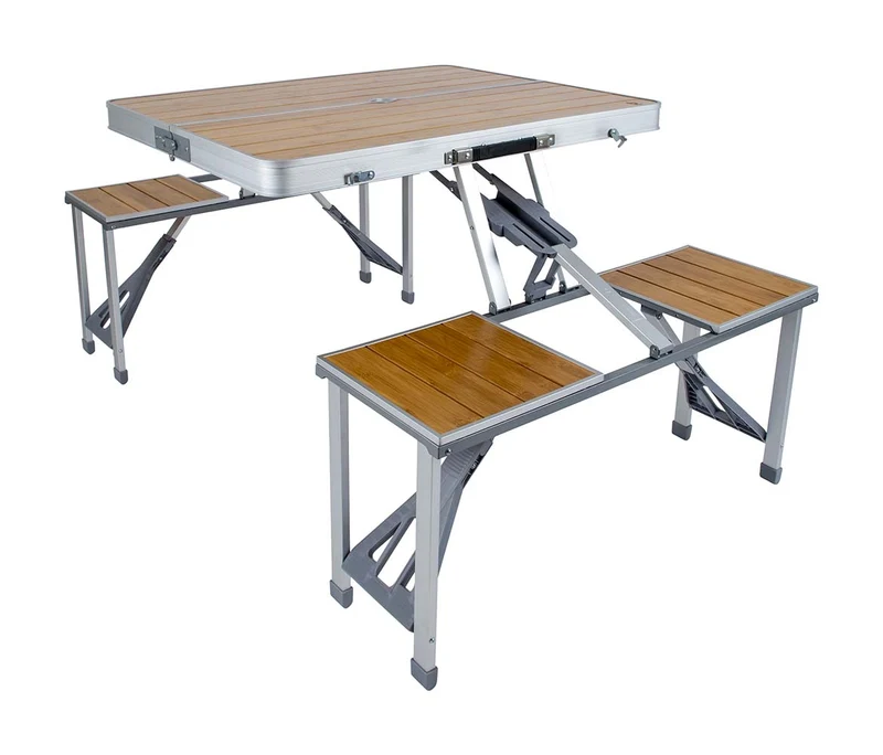 Bo-Camp Picknicktafel Bamboe Inklapbaar