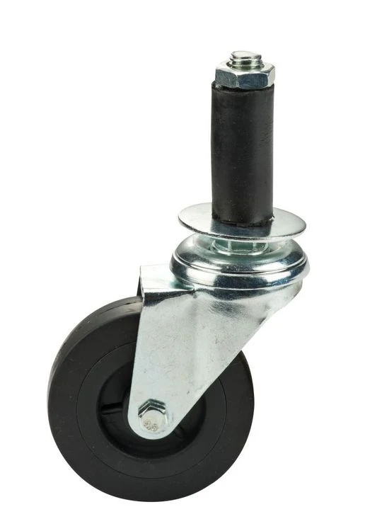 Koppelstuk wiel staal zilver, zwart ⌀2,8cm