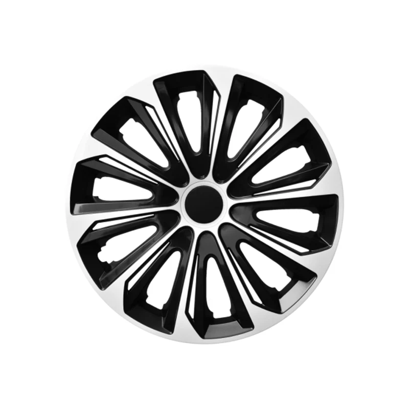 NRM STERK DUOKLEUR WIT ZWART wieldoppen 14 inch