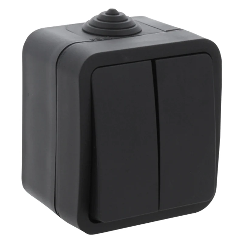 Q-Link opbouw serieschakelaar waterdicht zwart