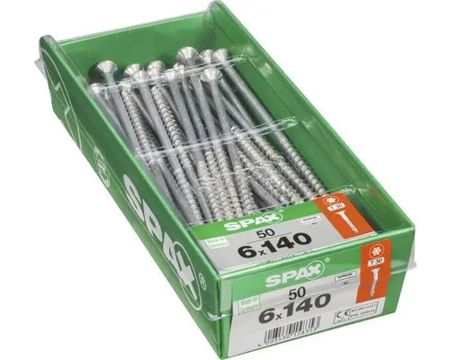 Spax schroef T-star plus verzonken kop 6x140mm 50st