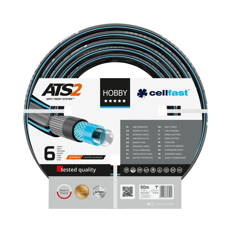 Tuinslang Cellfast Hobby ATS2 inch 1 "50m kwaliteit