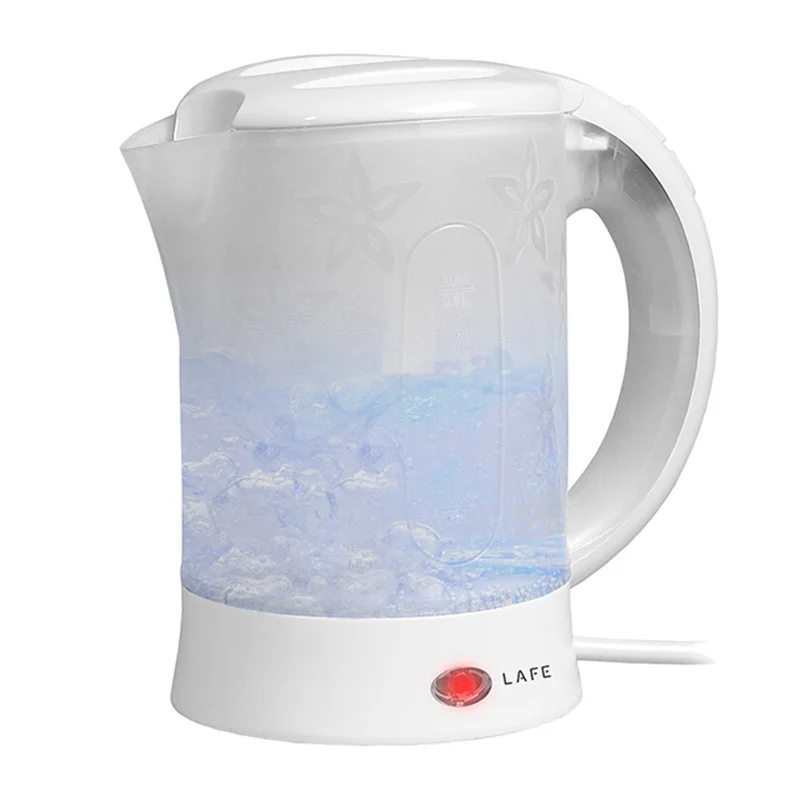 Lafe waterkoker, toerist, 600W, inhoud 0,6l, 2 kopjes, 2 lepels, wit, Scandi