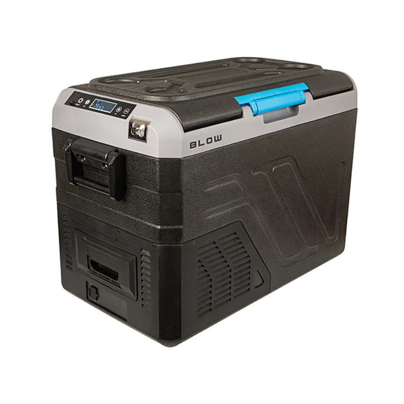 Blow compressorkoelbox voor in de auto, inhoud 35 l, touchscreenbediening, 12 V, 24 V en 230 V, USB-C-aansluiting, 44-208#