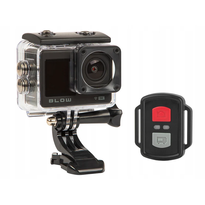 Caméra sportive Pro4U 5K Blow, qualité 5K Ultra HD, 20 mégapixels, objectif grand angle 160°, étanche, télécommande, 78-568#