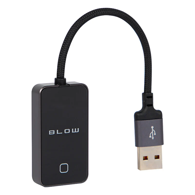 Universele CarPlay/Android Auto-adapter van Blow, Bluetooth 5.0, stroomverbruik 0,75 W, Plug & Play, 78-429