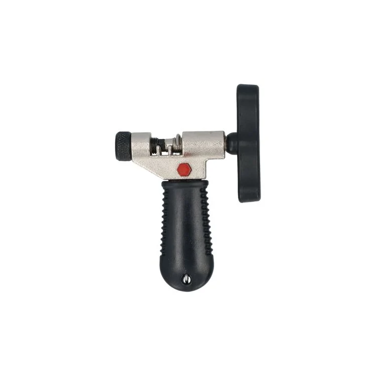 Dresco kettingpons zwart, zilver