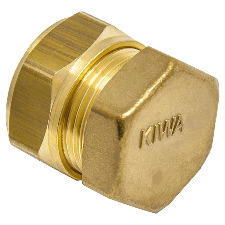 Sanivesk knelkoppeling eindstop metaal 15mm