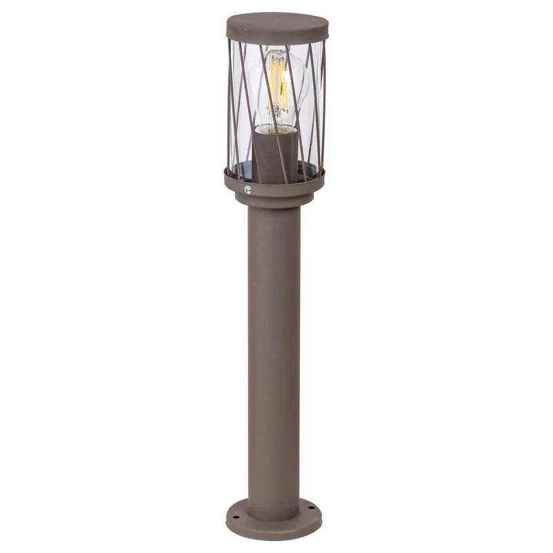 Rabalux Budapest staande tuinlamp, IP44, kleur bruin, E27-fitting, max. 40 W, 8889