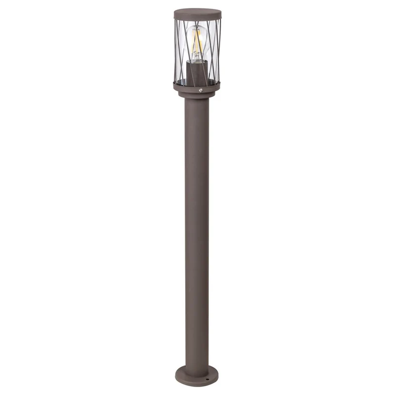Rabalux Budapest staande tuinlamp, IP44, kleur bruin, E27-fitting, max. 40 W, 8890