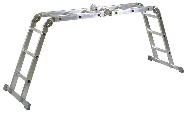Excelsior Multi vouwladder aluminium 4x3-treeds