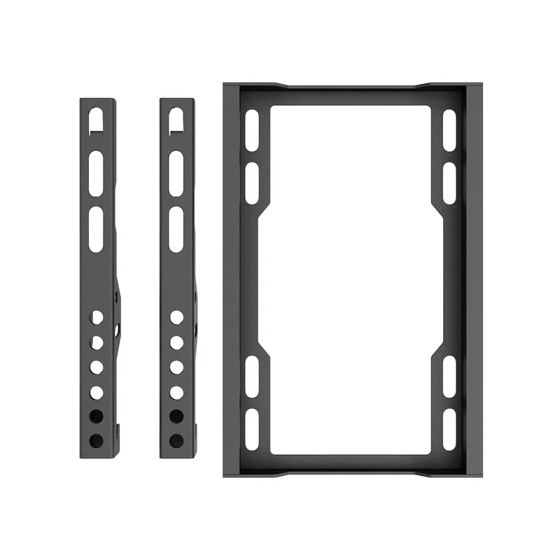 Support / fixation pour téléviseur Maclean, VESA max. 200x200, 13-43", jusqu'à 45 kg, noir, inclinaison réglable de 0° à -8°, MC-186