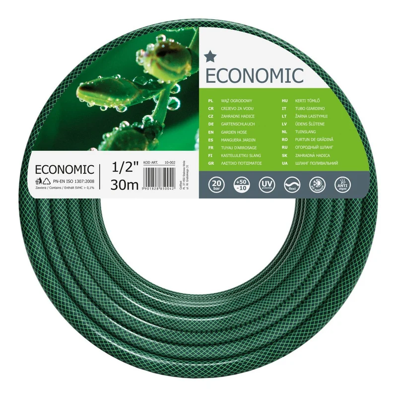 Cellfast tuinslang, 3-lagig, polyester kruisvlecht, 1/2" 30m, Economisch