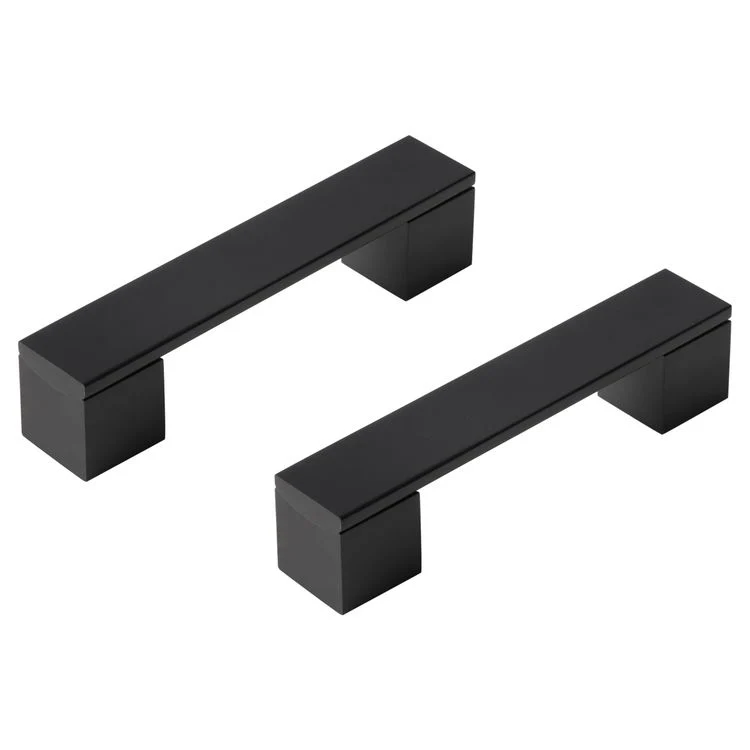 Differnz Tilburg meubelgreep aluminium mat zwart 110x30mm 2st