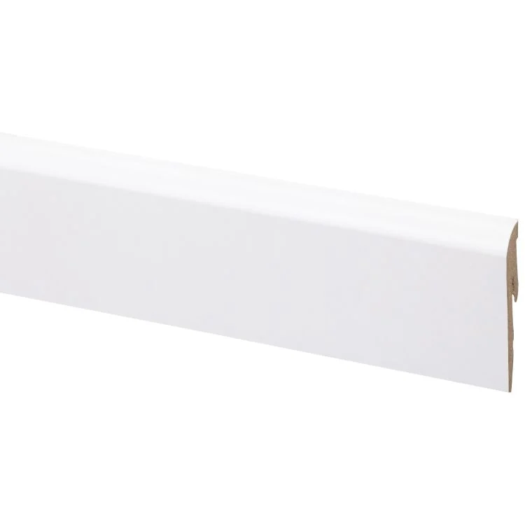 CanDo muurplint MDF plintfolie wit 240x5,6x1cm