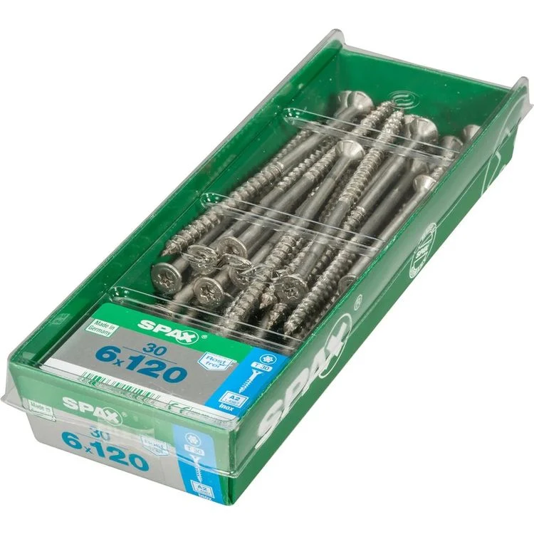 Spax A2 schroef T-star plus verzonken kop 6x120mm 30st