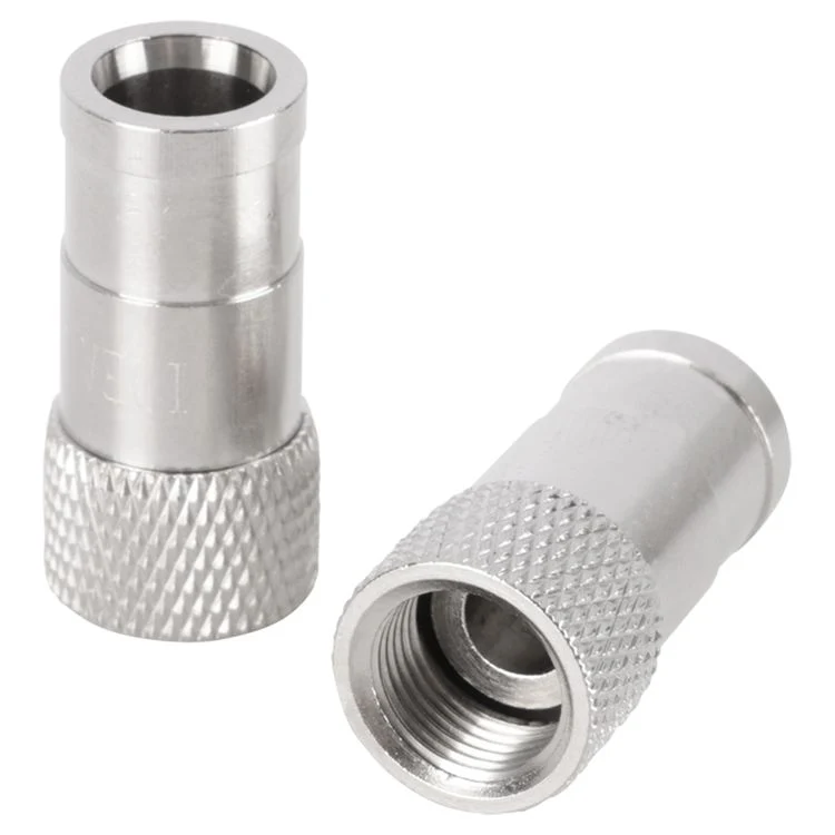Q-Link coax f-wartel zilver