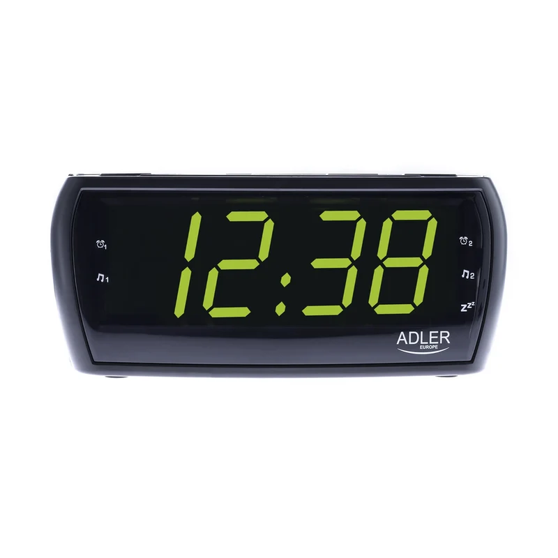 Adler AD 1121 Wekkerradio met LED-display met de mogelijkheid van bliksem en dimmen