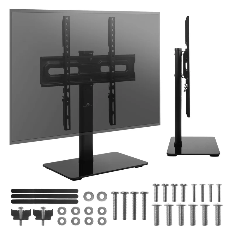 Universele TV-standaard Maclean, voor RTV-kast, standaard, max. 35 kg, rotatie 20 graden, voor TV 32-55", MC-132