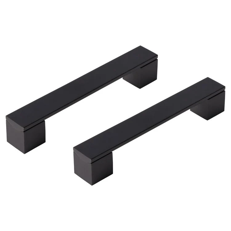 Differnz Tilburg meubelgreep aluminium mat zwart 141x30mm 2st