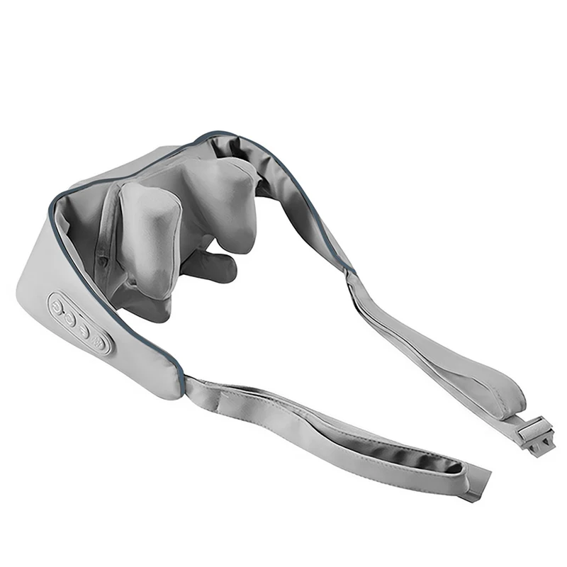 Schouder- en nekmassageapparaat. Shiatsu, 5D imitatiehanden, 6 massagekoppen, 3 modi, 3 snelheden, snoerloos, USB-C oplaadpoort NECK &; SHOULDERS MASSAGER
